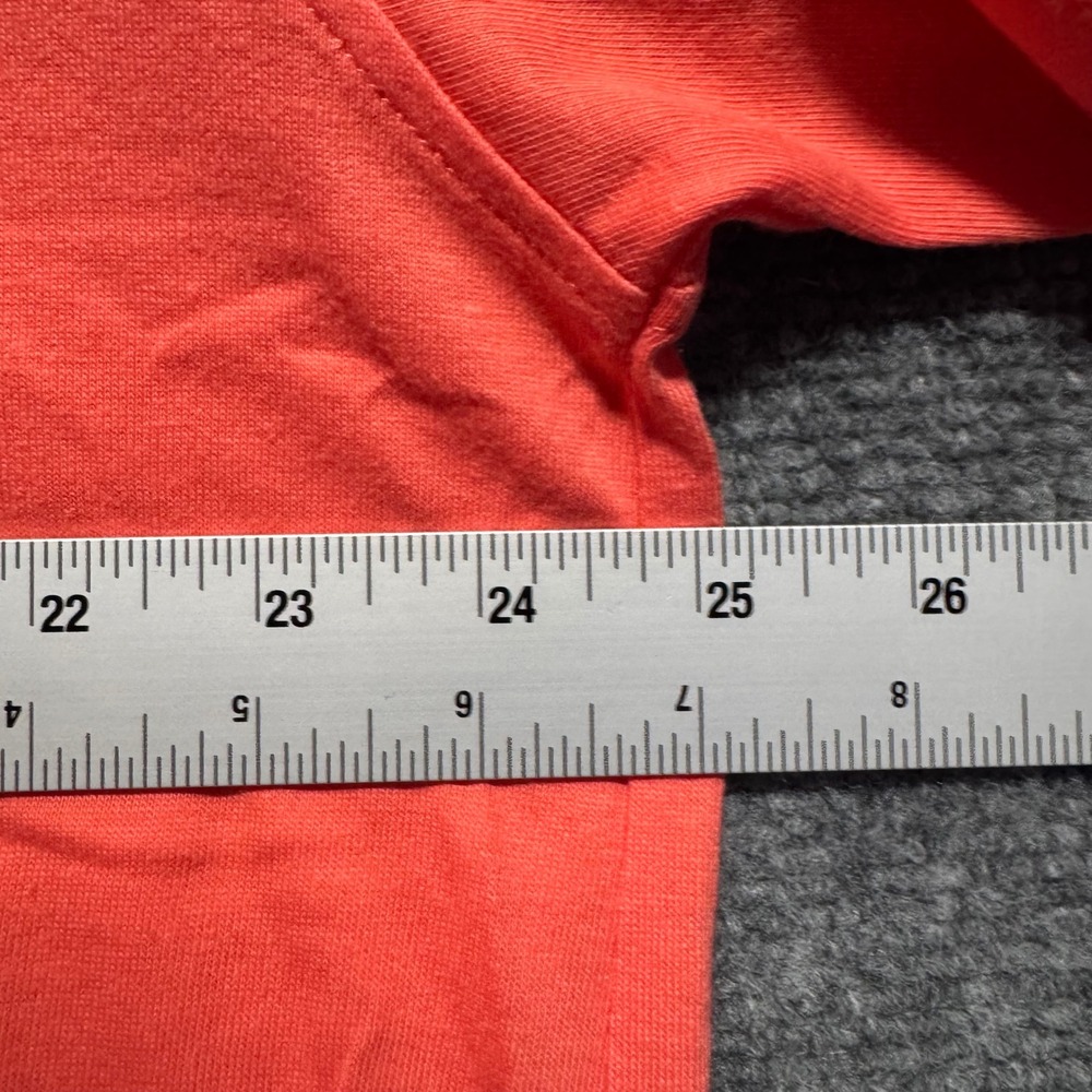 John Blair Mens Polo Shirt‎ XLG Coral Orange Short Sleeve Pocket Knit Top - Picture 6 of 8